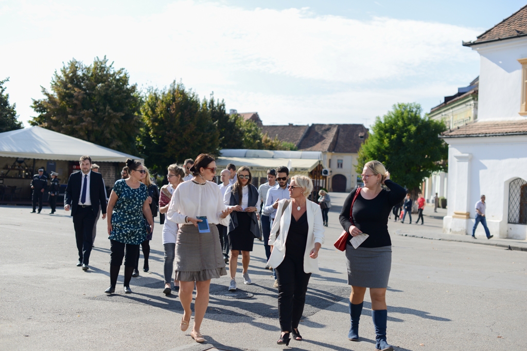 Delegația Institutului internațional pentru gastronomie a vizitat Municipiul Mediaș și Valea Viilor