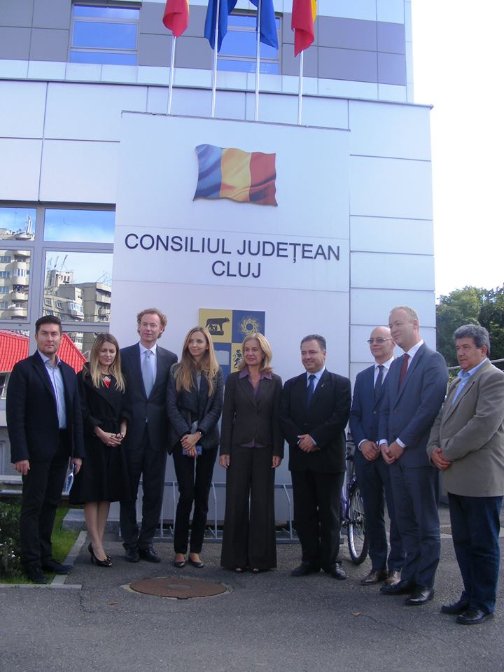 Delegaţie olandeză, în vizită la Consiliul Judeţean Cluj