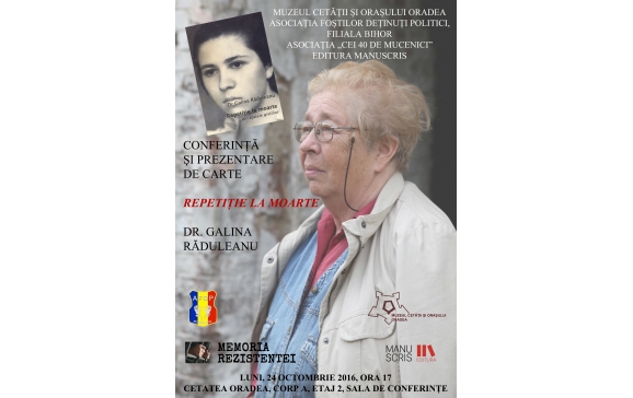 Întâlnire cu dr. Galina Răduleanu şi prezentare de carte la Cetatea Oradea