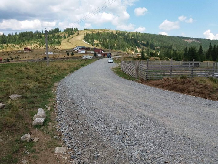 Lucrări de reabilitare pe drumul județean Muntele Băișorii-Muntele Mare