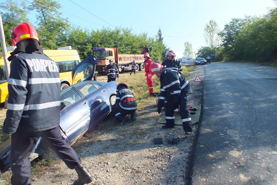 Exercițiu comun efectuat de ISU Maramureș și ISU Sălaj