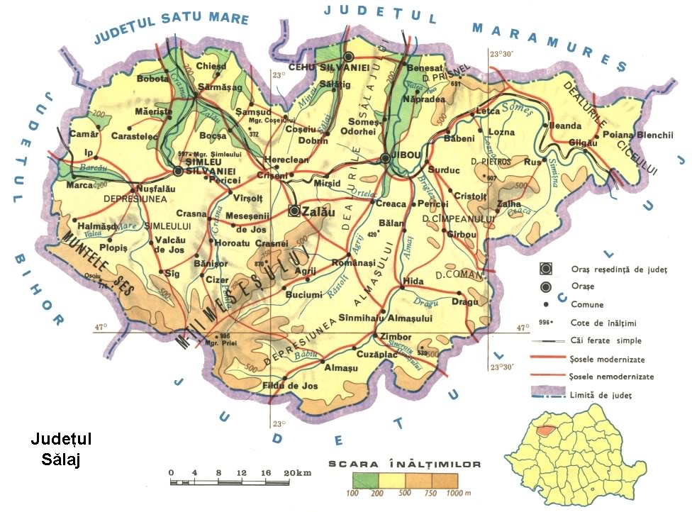 55 de ani de la înființarea județului Sălaj