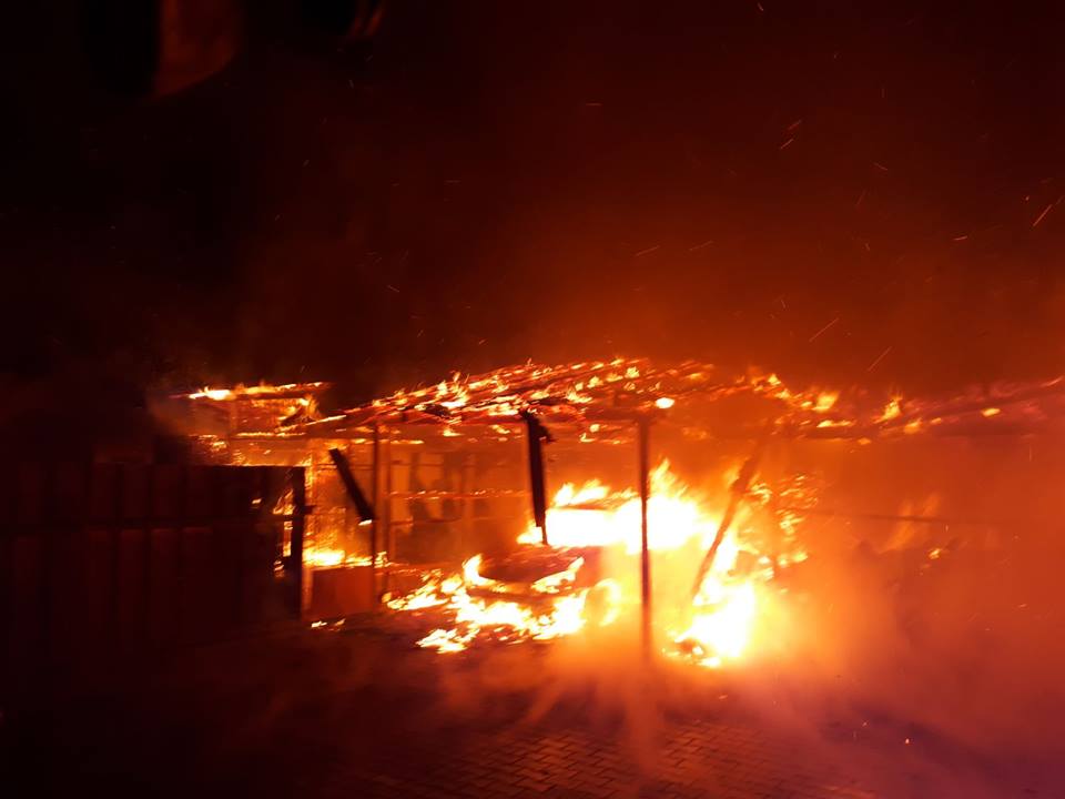 Incendiu în Cristur