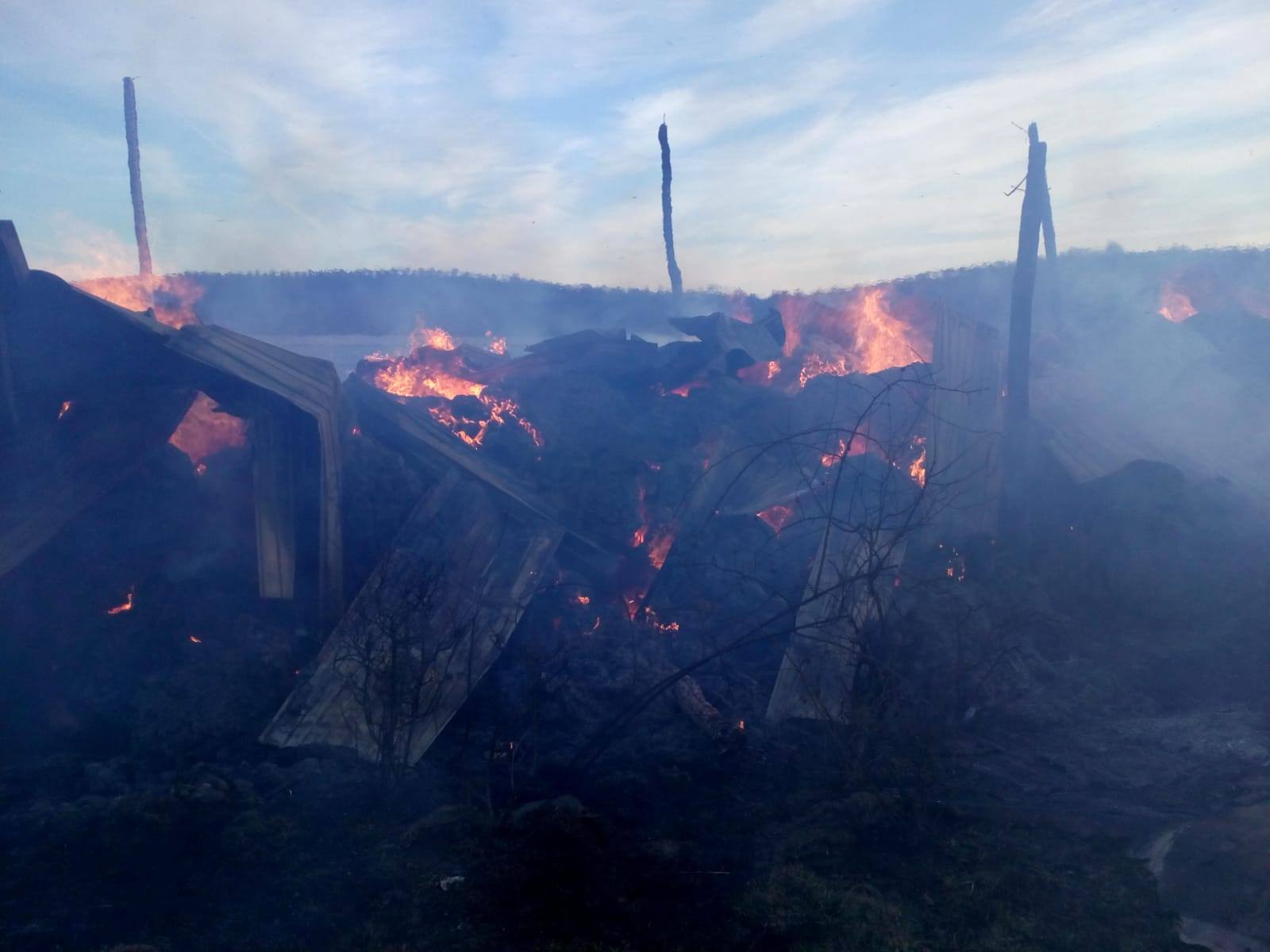 Incendiu în Buciumi