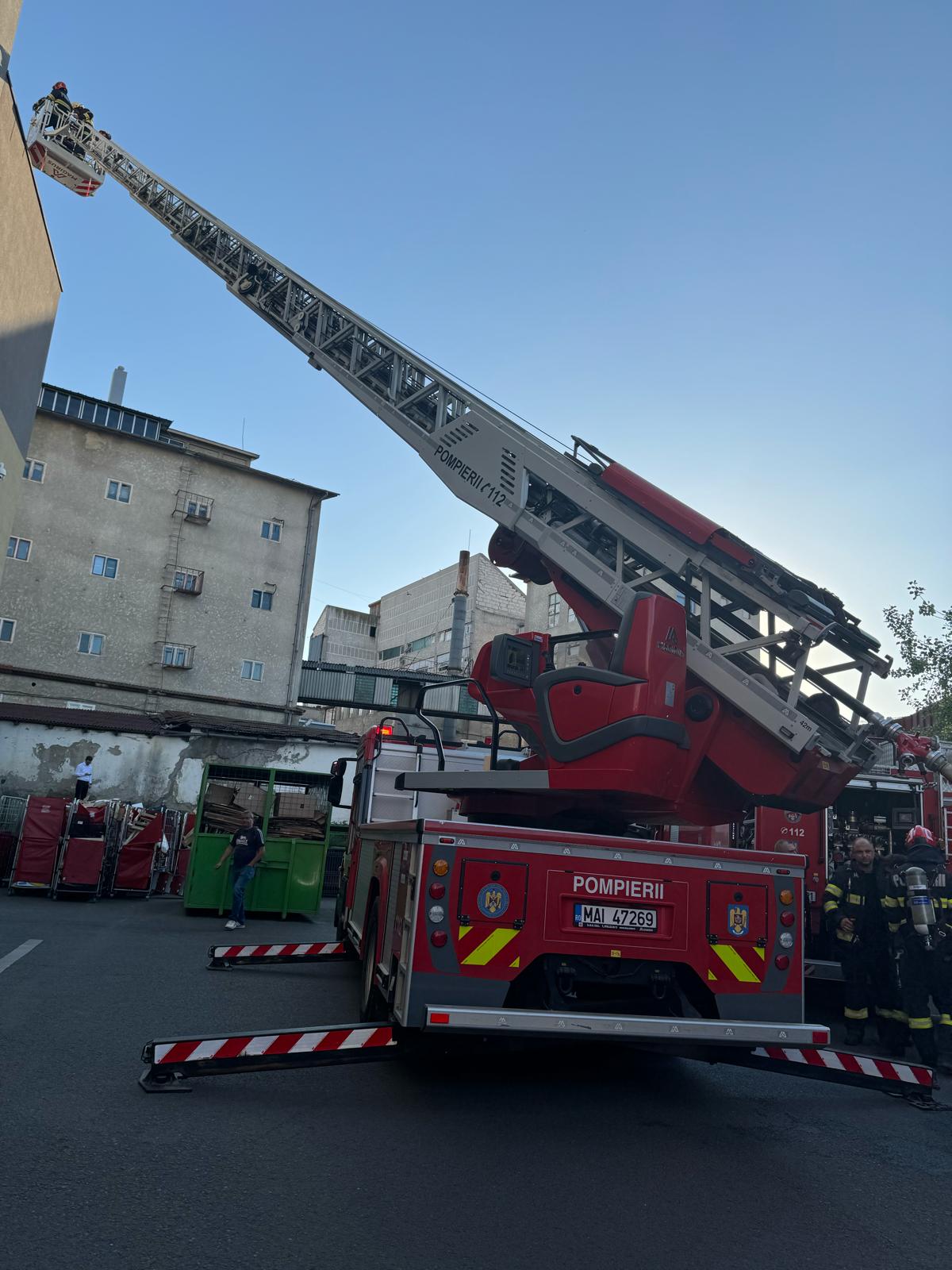 Incendiu într-un apartament din municipiul Cluj-Napoca