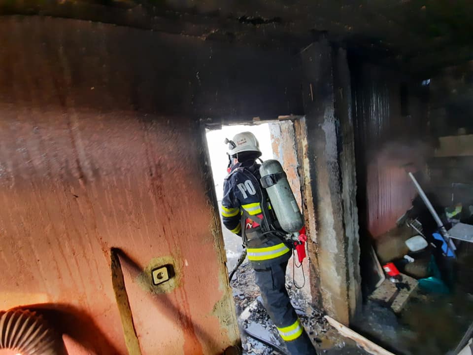 Incendiu în Giorocuta