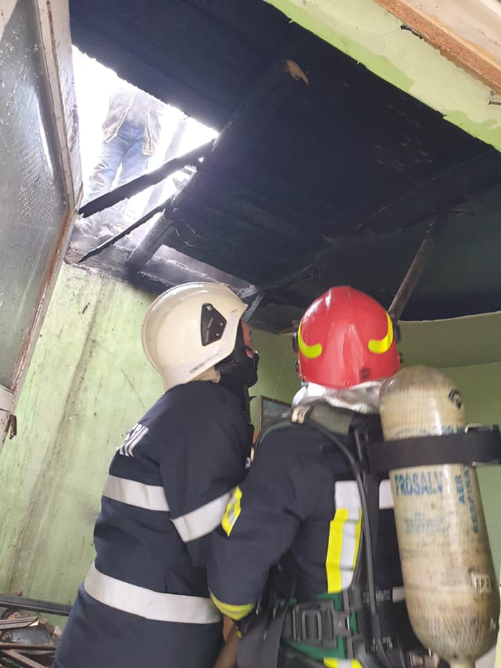 Incendiu la o casa din Homorodul de Mijloc