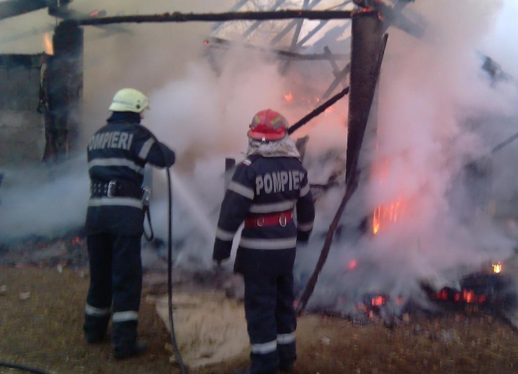 Incendiu pe strada Vântului din Oradea