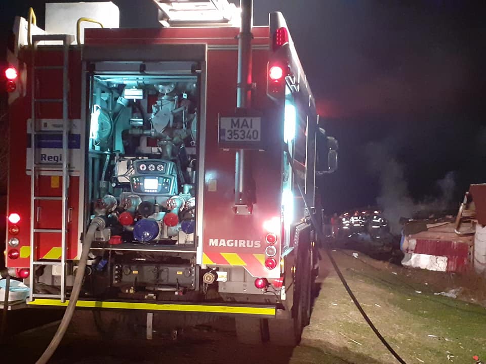 Incendiu de proporții în Orăștie