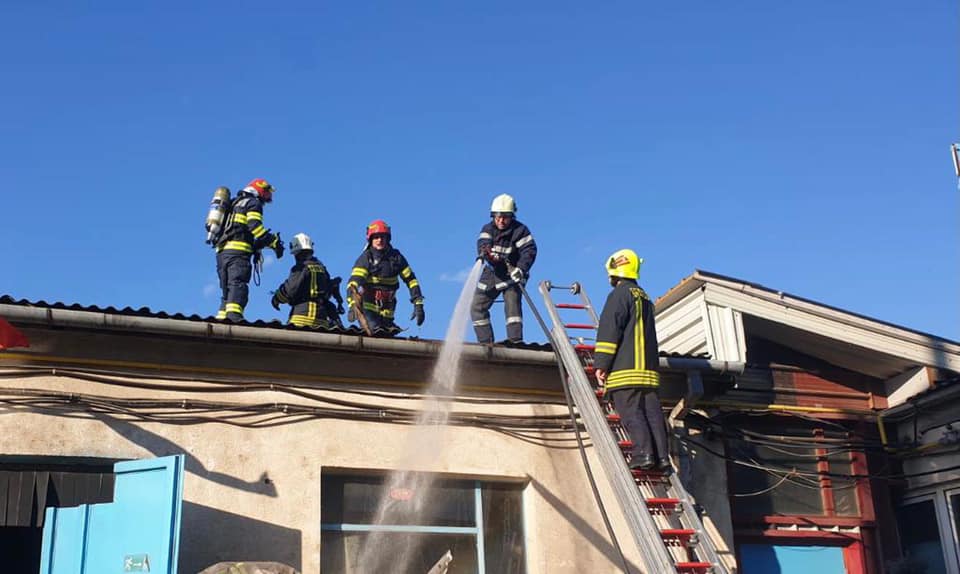 Incendiu în Satu Mare