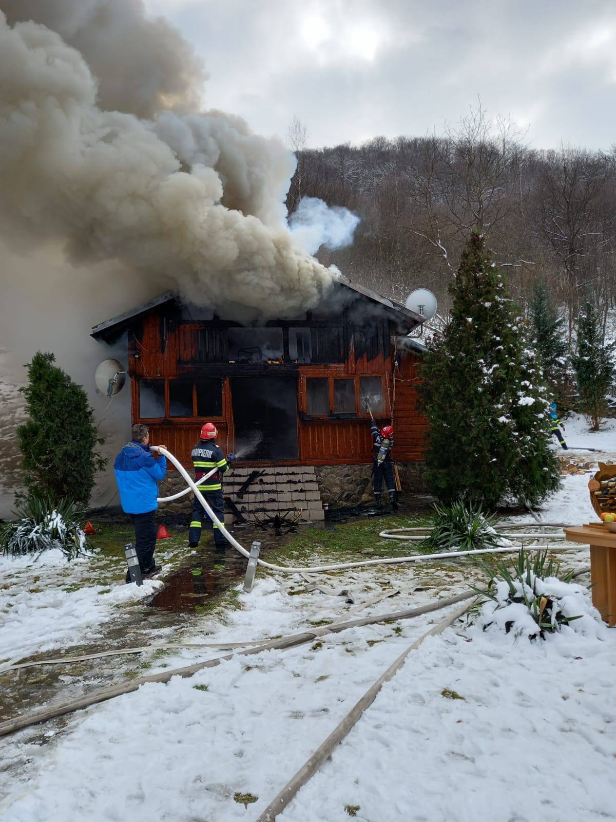 Incendiu în Sibișel