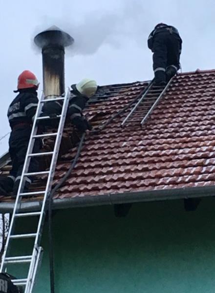 Trei incendii produse în Bihor, în două zile, provocate, de coșurile de fum