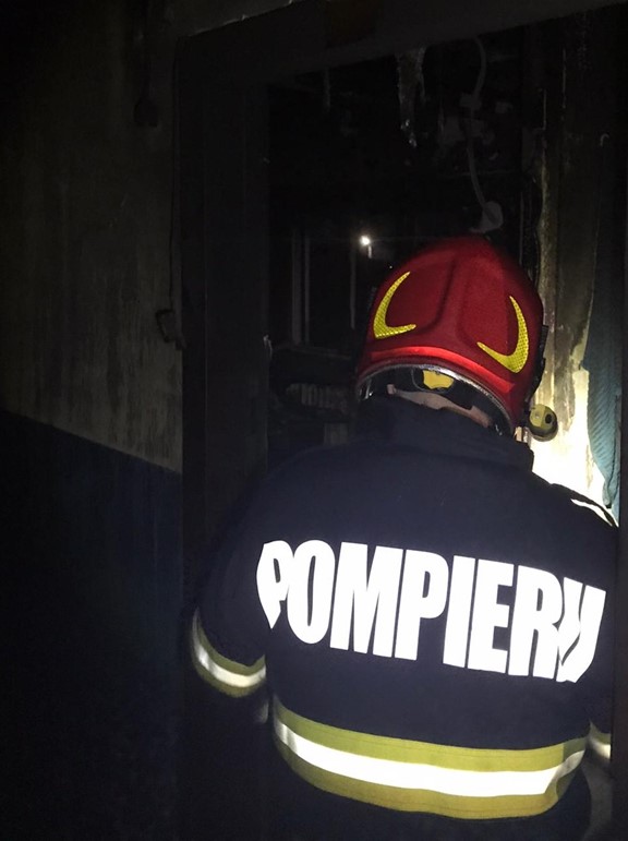 Incendiu la un supermarket din Oradea