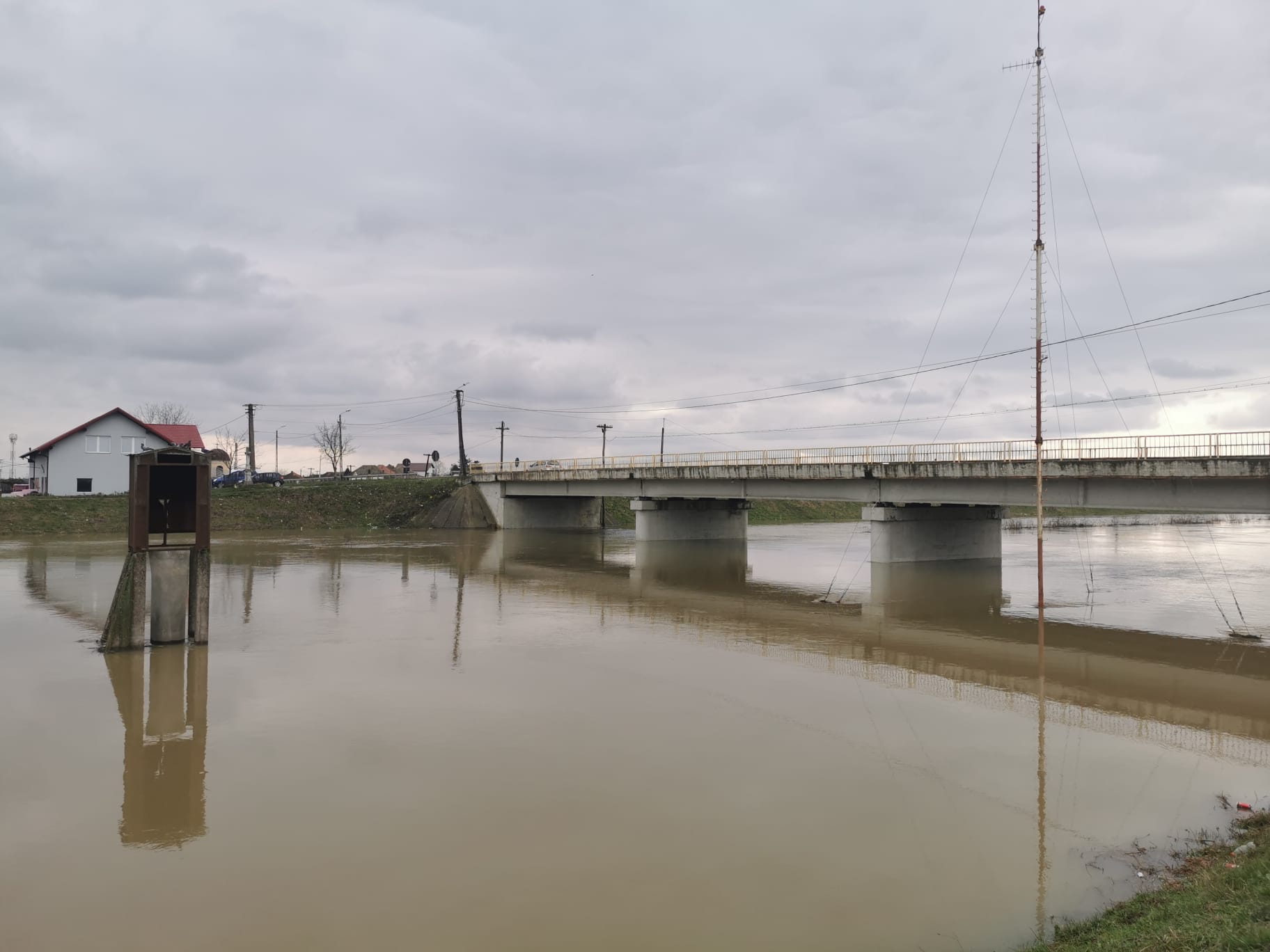 Avertizare hidrologică prelungită în județul Satu Mare