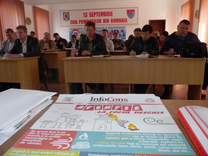ISU Maramureș: Voluntari la instruire
