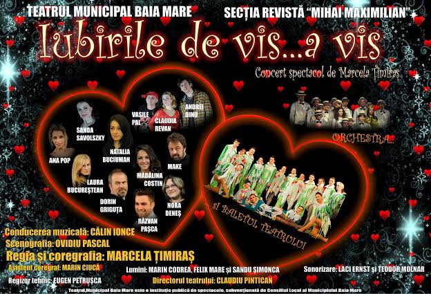 Programul Teatrului Municipal Baia Mare, în perioada 27 ianuarie – 2 februarie