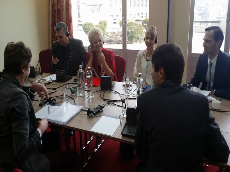 Doina Pană s-a întâlnit cu o delegație a Federației Sindicatelor din Germania
