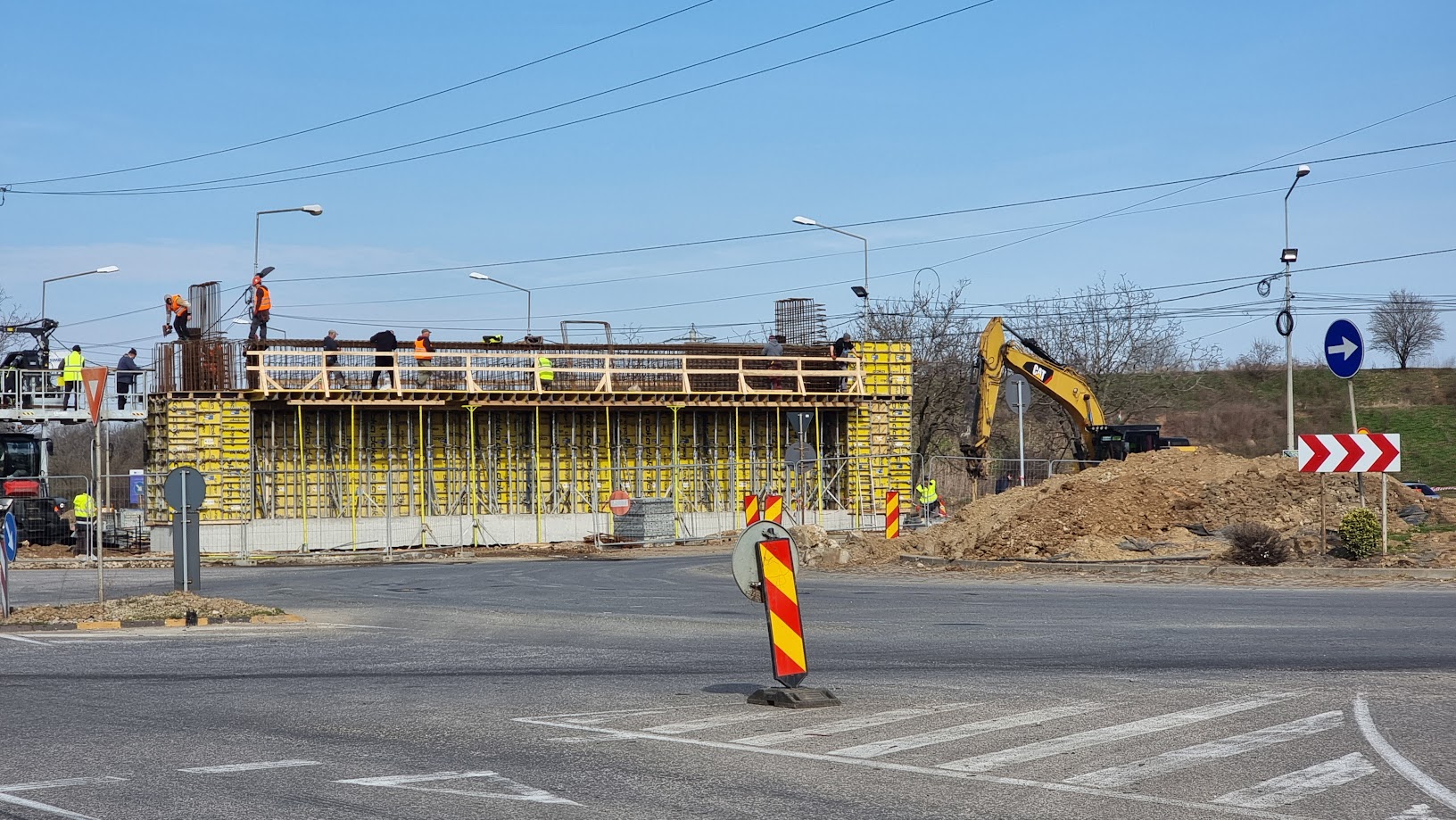 Pasajul de pe Calea Borșului din Oradea prinde contur