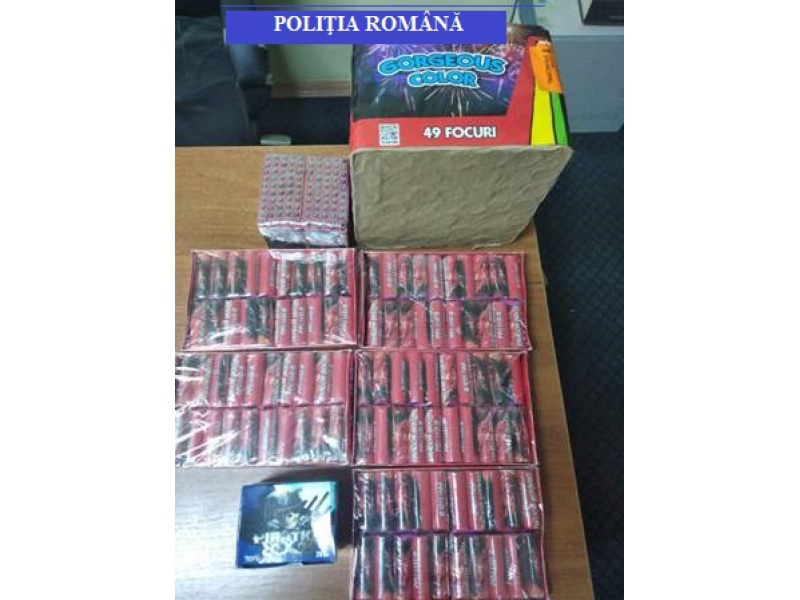 Petarde confiscate de polițiștii sălăjeni