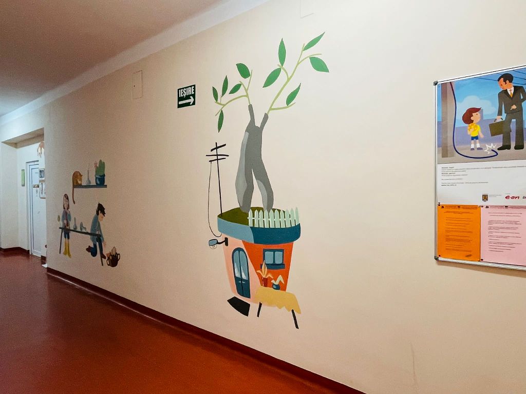 Holurile Centrului de Sănătate Mintală Infantilă, din cadrul Spitalul Județean Baia Mare, au fost înfrumusețate