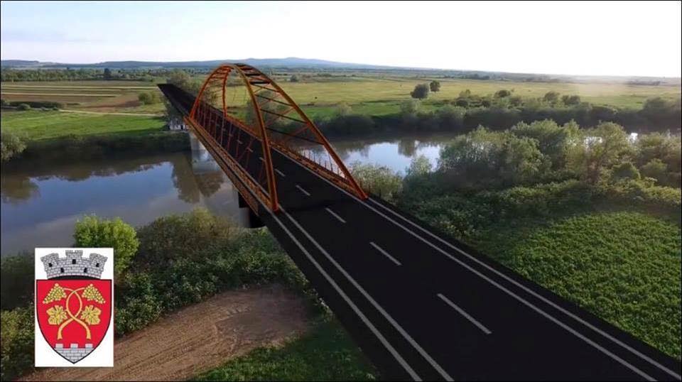 Un pod rutier peste Someș va lega orașul Seini de satul Pomi (județul Satu Mare)