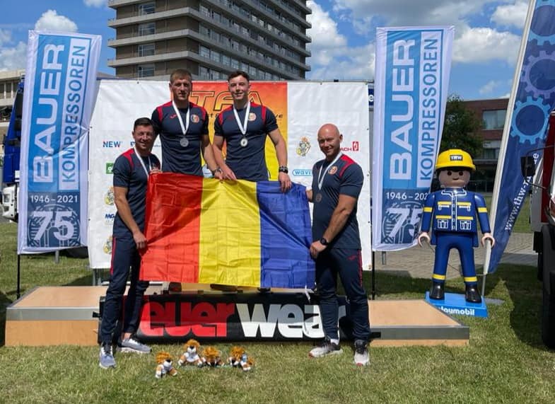 România pe podium la TFA Open European Championship, reprezentată de 4 pompieri militari, dintre care 3 salvatori de la ISU Sibiu .