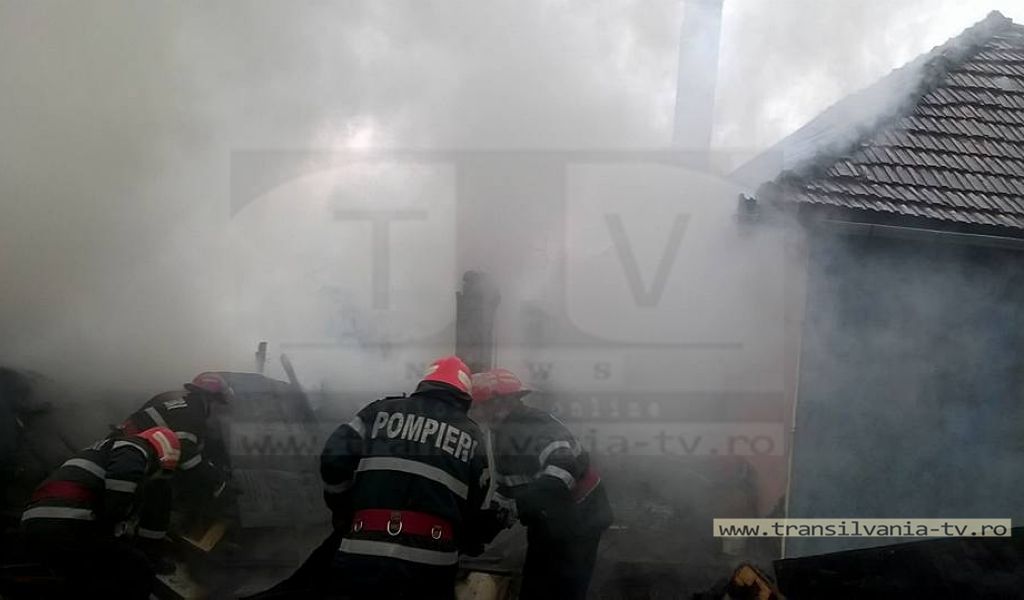 Incendiu violent în municipiul Gheorgheni