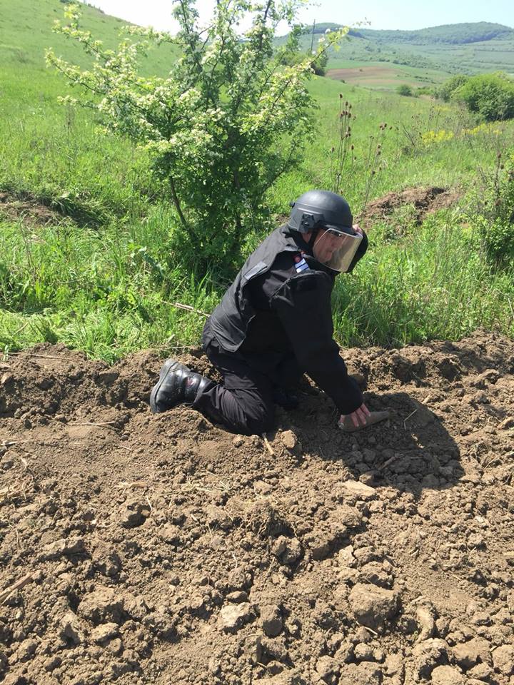 Bombă descoperită în Chiraleș
