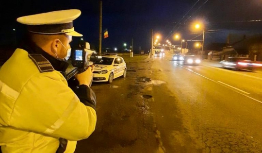 Acțiune derulată de polițiștii clujeni la lăsarea serii