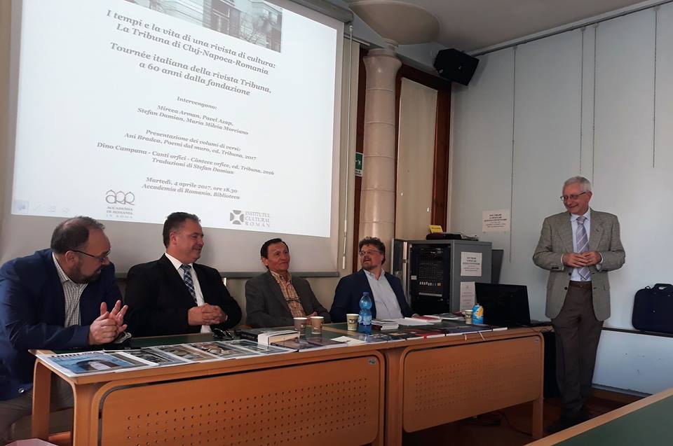 Revista Tribuna, ambasador al poeziei în Italia