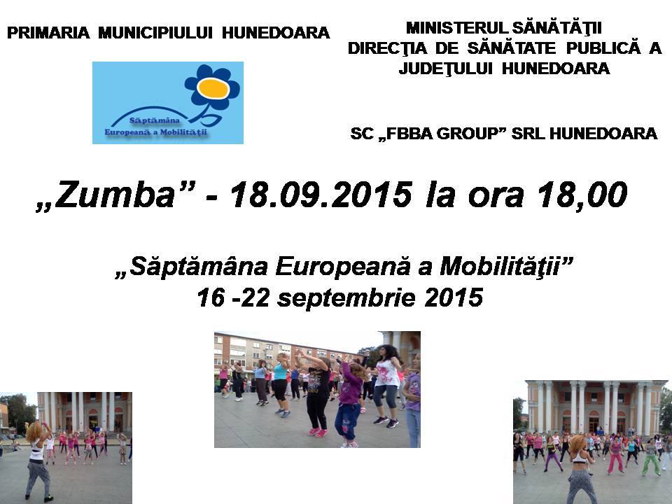 Hunedoara: Săptămâna Europeană a Mobilităţii (16 – 22 septembrie 2015)