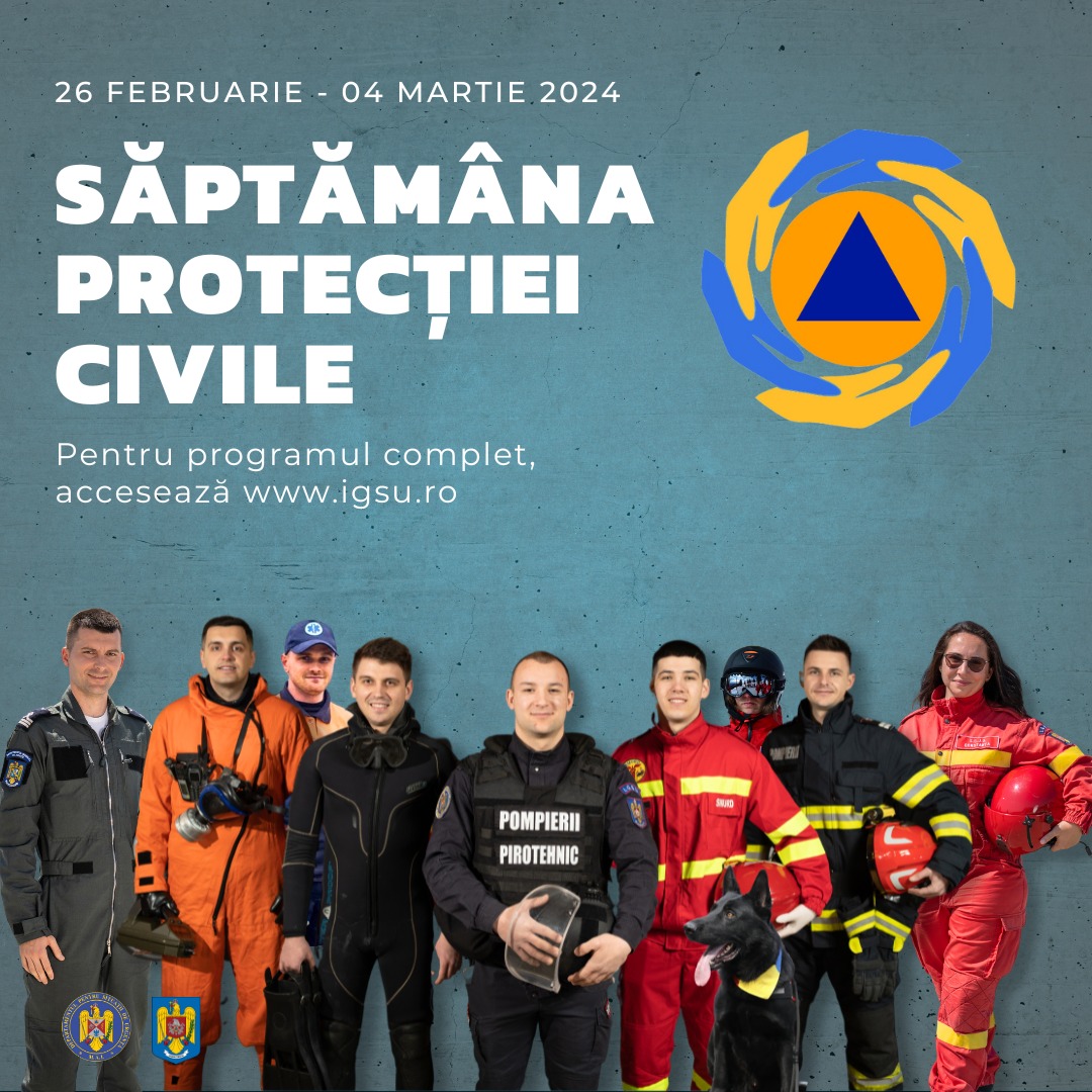 Săptămâna Protecției Civile, la ISU Bistrița-Năsăud