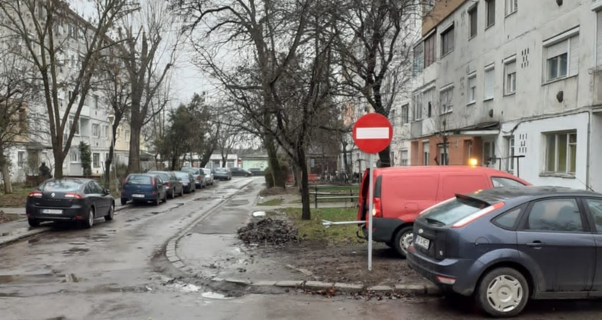O nouă stradă cu sens unic în Carei