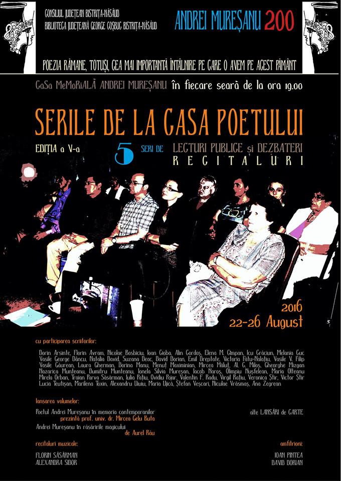 Manifestare dedicată cinstirii memoriei poetului Andrei Mureșanu