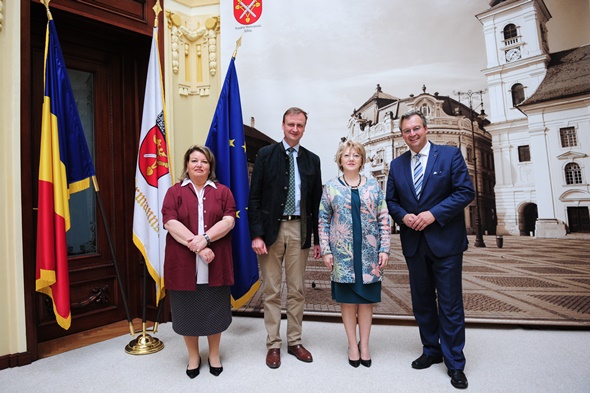 Membrii ai Parlamentului Germaniei, în vizită la Primăria Sibiu