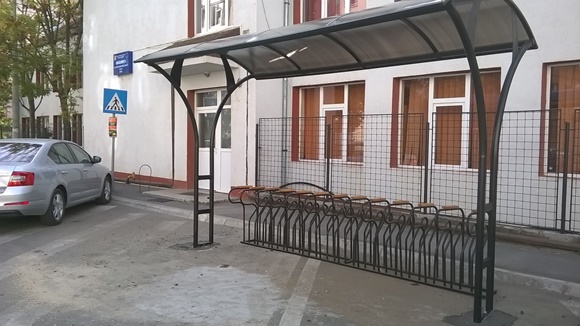Sibiu: A început montarea de rastele pentru biciclete
