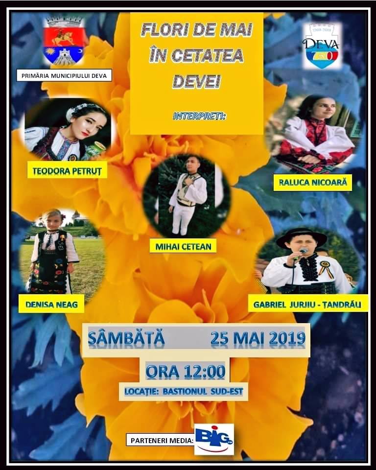 Florile cântecului popular, în Cetatea Deva