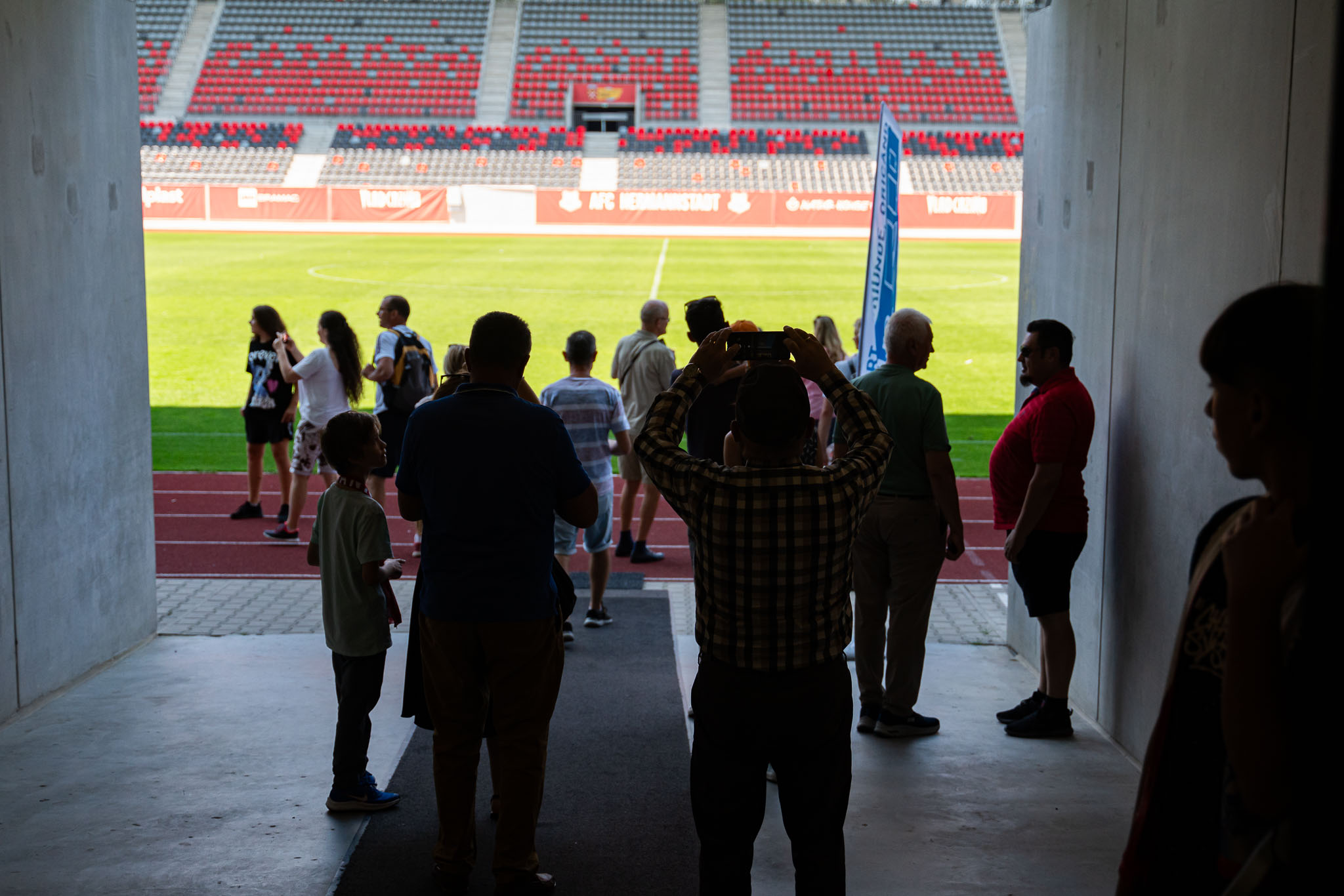 Aproximativ 3.700 de persoane au vizitat Stadionul Municipal Sibiu în Zilele Porților Deschise, 8-9 iulie
