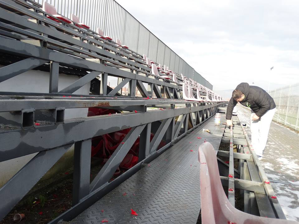 Stadionul din Avrig, pregătit pentru retur