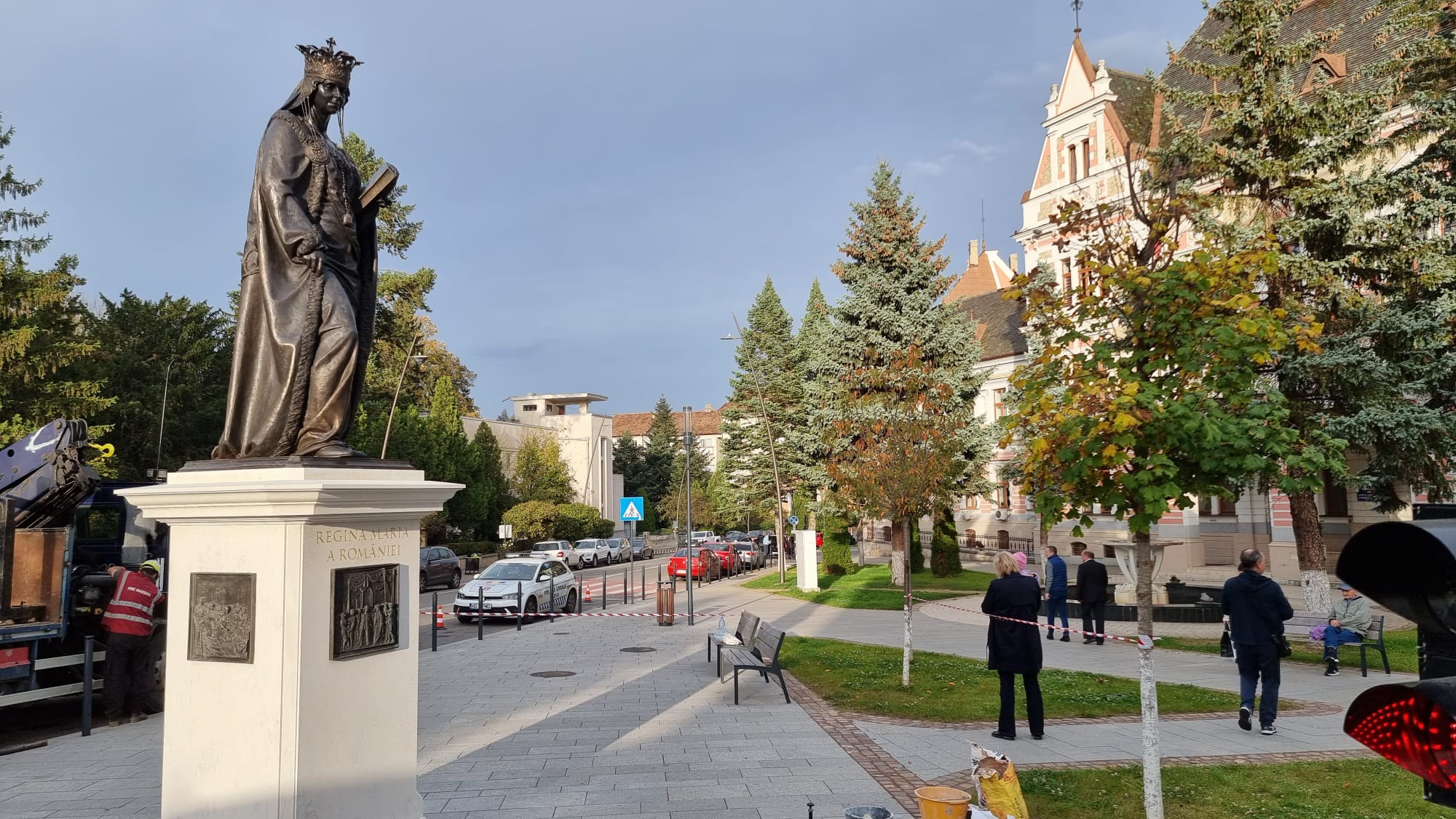 Regina Maria are o statuie în Centrul Istoric al Devei