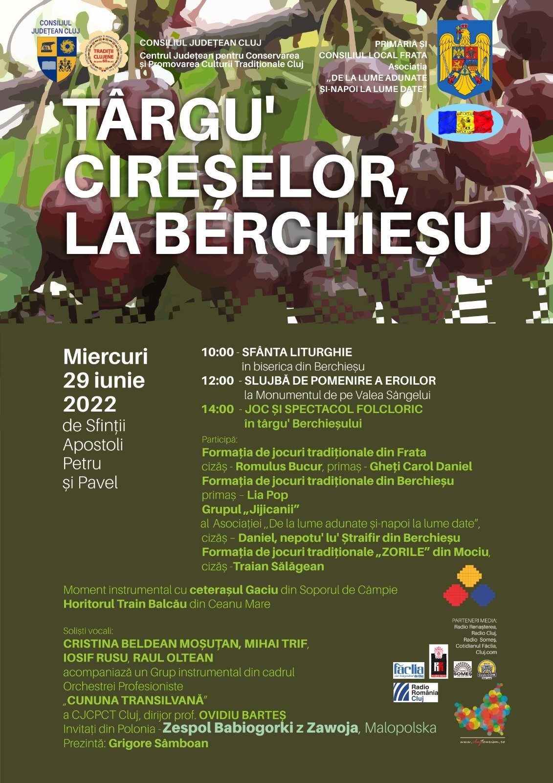 ,,Târgu’ cireșelor”, la Berchieșu