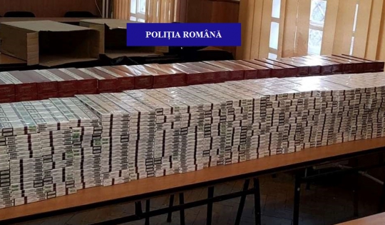 9.200 de țigarete netimbrate legal, confiscate de polițiștii din Marghita
