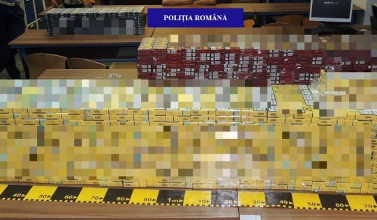 Orădean cercetat penal după ce polițiștii au descoperit în autoturismul său 60.000 de țigarete nemarcate legal