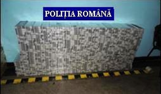 Peste 4000 de pachete cu ţigări de contrabandă, ridicate de poliţiştii băimăreni