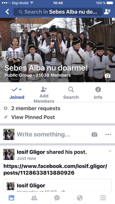 21.000 de prieteni va asteapta in grupul ,,Sebes Alba nu doarme”!