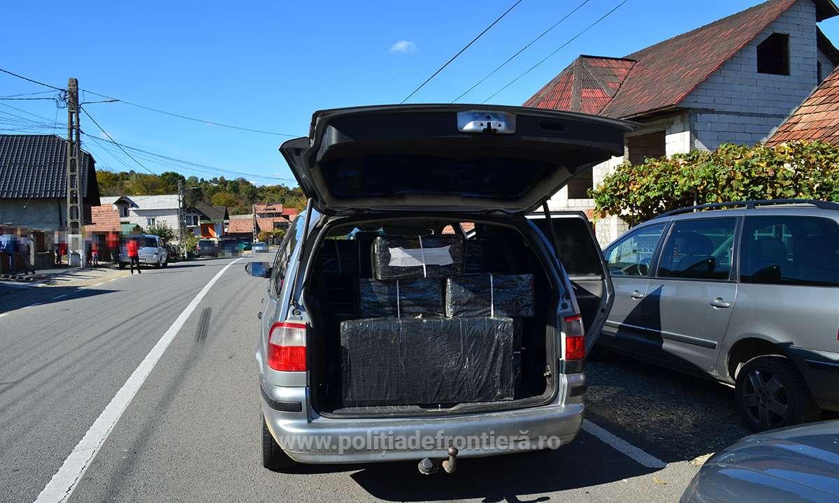 Ucrainean implicat în contrabanda cu ţigări, reţinut după urmăriri în trafic